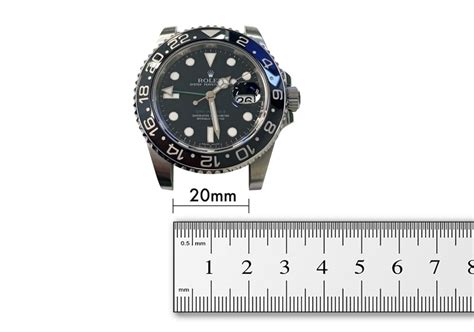 rolex 21mm lug width|rolex watch case size.